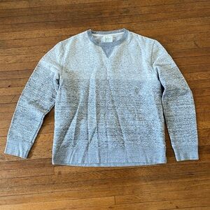 Billy Reid Gradient Grey Crewneck